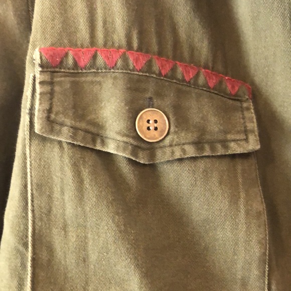 Summer of Love Army jacket sz Medium & Small Petite New! - Picture 5 of 15
